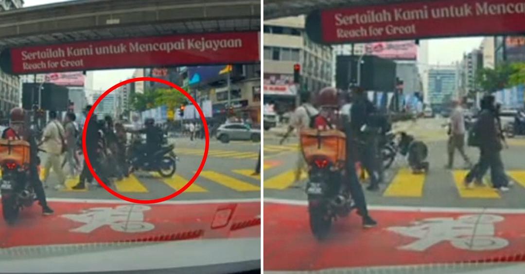 Dashcam Shows Snatch Thief Stealing Woman’s Handbag In Bukit Bintang In ...