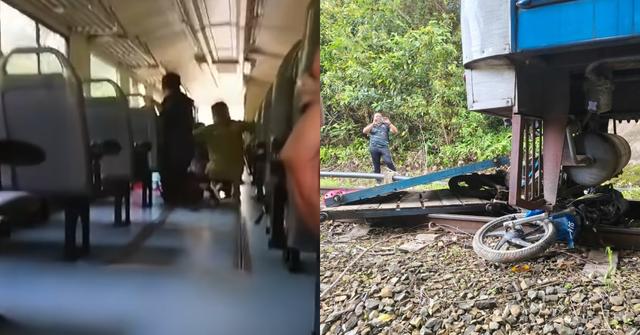[VIDEO] Quick-Thinking Villagers Step In To Stop Brake-Failed Train In ...