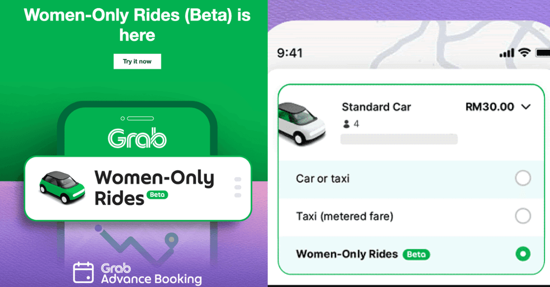 Grab Is Testing Women-Only Rides In Klang Valley. Here’s How You Can ...