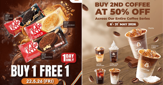 13 Food Promos In May You’ll Want To Check Out Before They’re Gone
