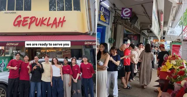 People Were Already Queueing For Gepuklah Before 10am Ahead Of Its Opening Today