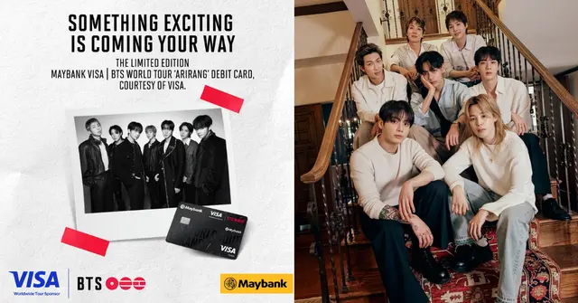 Limited-Edition BTS ‘Arirang’ Debit Card To Be Available At These Maybank Outlets From 23 September