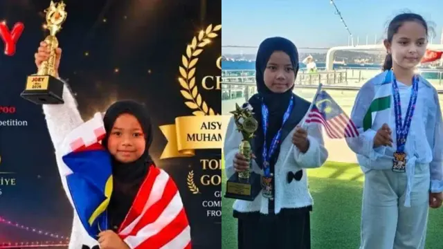 Aisya Azzahra Cipta Kejayaan Di Pentas Dunia, Harumkan Nama Negara Pada Usia Lapan Tahun