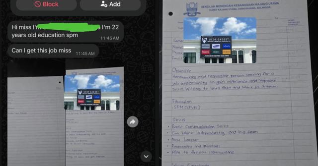Guna Kertas Kajang Demi Hantar Resume, Usaha Gigih Pemuda Ini Dipuji Ramai!