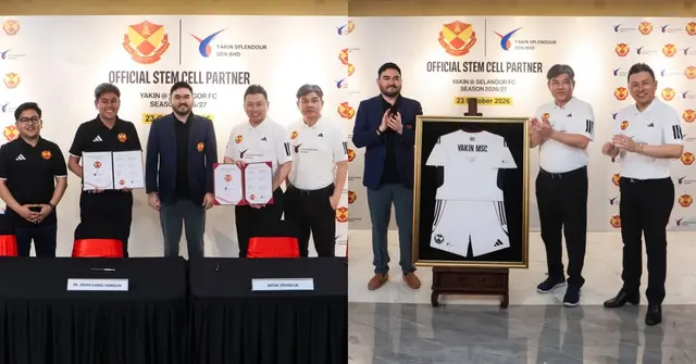 YAKIN Dilantik Rakan Sel Stem Rasmi Selangor FC Dalam Kerjasama Penjagaan Kesihatan Jangka Panjang