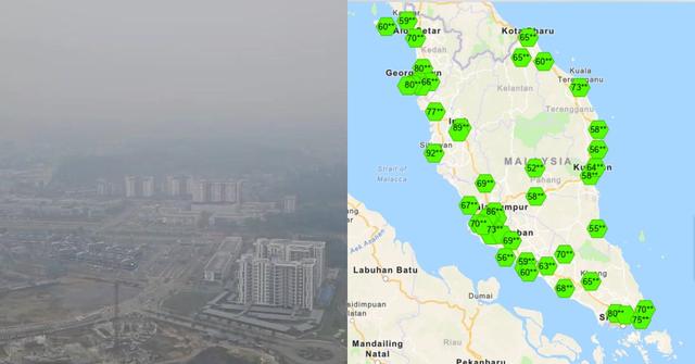 Jerebu Semakin Pulih Di Malaysia, Satu Kawasan Sahaja Catat IPU Tidak Sihat Hari Ini