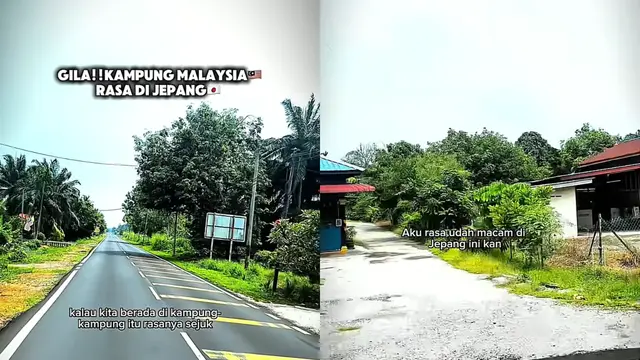 Lelaki Indonesia Kagum Suasana Kampung Malaysia Samakan Keindahan Seperti Di Jepun